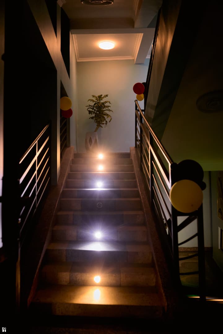 Escalier lumineux